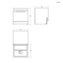 Candy RapidÓ F Fritstående 49dB(A) Grå – billede 14