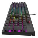 KLAWIATURA DLA GRACZY GENESIS THOR 303 DE PODSWIETLENIE RGB MECHANICZNA BROWN SWITCH CZARNA HOT SWAP – billede 2
