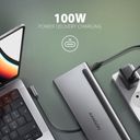 AXAGON HMC-4KX3 USB-C 3.2 Gen 1 / USB 3.0 / Thunderbolt 3 / Thunderbolt 4 Dockingstation – billede 9
