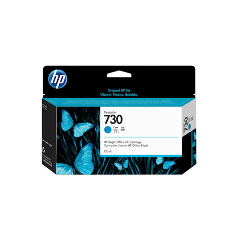 HP 730 Cyan Blæk P2V62A