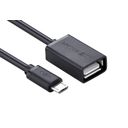 Ugreen USB 2.0 On-The-Go USB-adapter 10cm Sort – billede 2