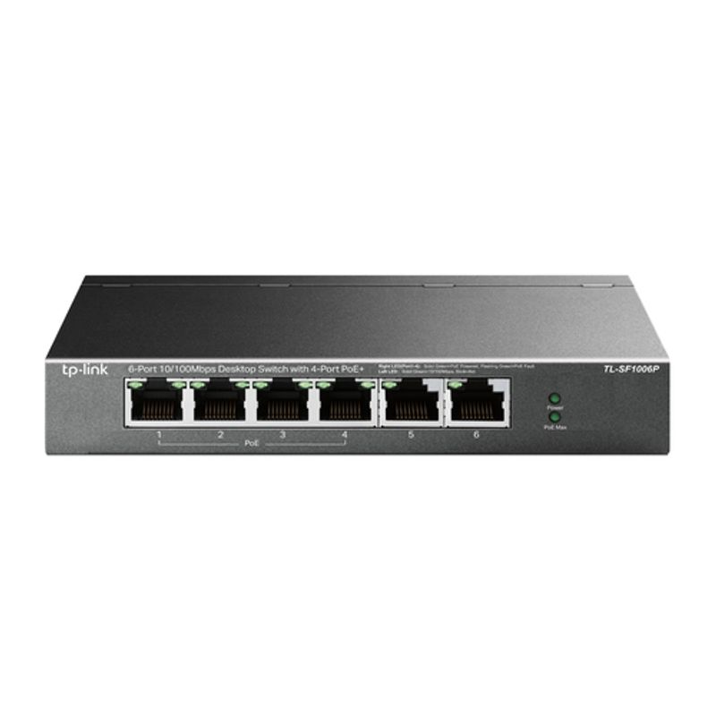 TP-Link TL-SF1006P Switch 6-porte 10/100 PoE+