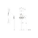 Multibrackets M Pro Single Pole Floormount Stativ LCD display 32-65 – billede 6