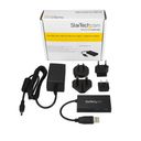 StarTech.com 4 Port USB 3.0 Hub, USB Type-A Hub with 1x USB-C & 3x USB-A (SuperSpeed 5Gbps), USB Bus or Self-Powered, Portable USB 3.1/USB 3.2 Gen 1 BC 1.2 Charging Hub w/ Power Adapter - Windows/macOS/Linux (HB30A3A1CSFS) – billede 6