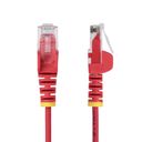 StarTech.com 5m Red Slim CAT6 Ethernet Cable, Snagless, 28AWG, LSZH CAT 5/5e/6 Ikke afskærmet parsnoet (UTP) 5m Patchkabel Rød – billede 2