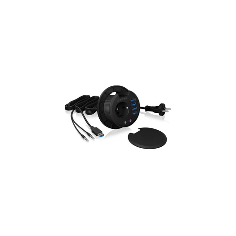 ICY BOX IB-HUB1430 Sort