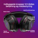 Alowwed----HyperX Flight 2 langattomat pelikuulokkeet, musta – billede 8