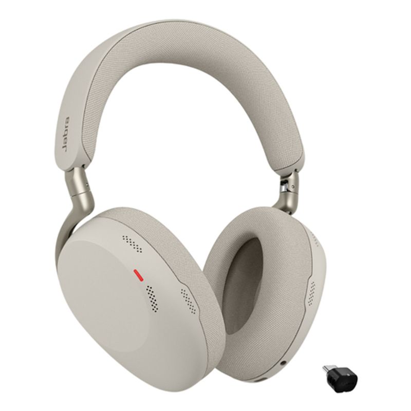 Jabra Evolve3 85 MS + Link 390c Trådløs Høretelefoner Grå