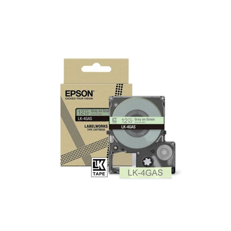 Epson LabelWorks LK-4GAS Tapepatron (1,2 cm x 8 m) 1kassette(r)