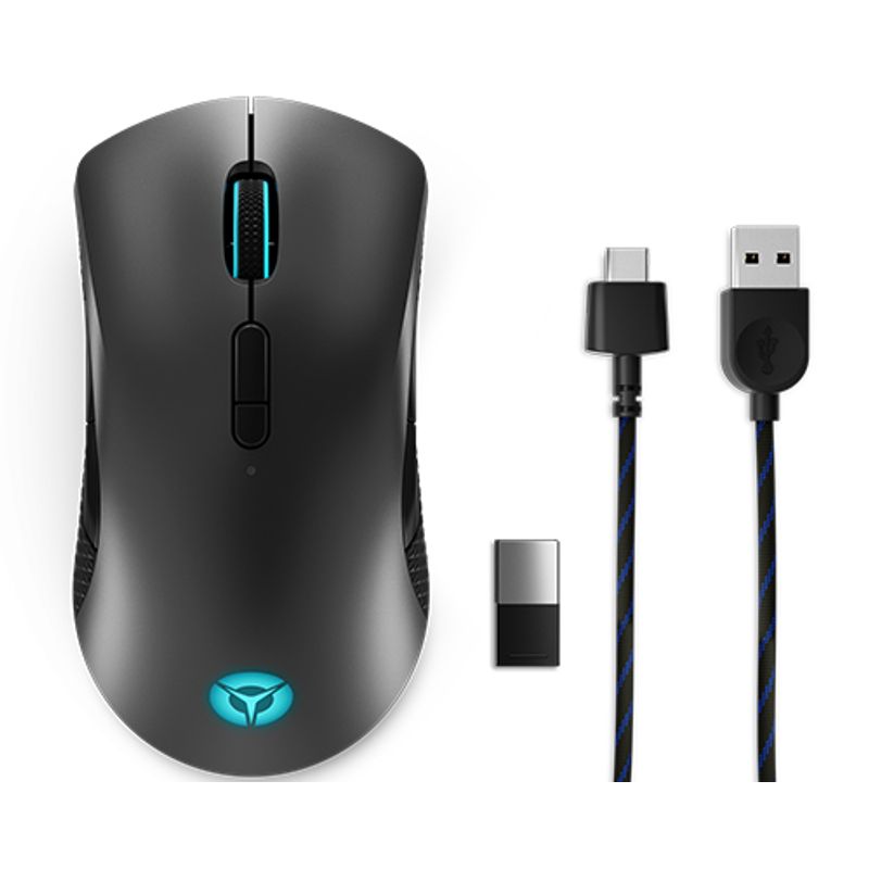 Lenovo Legion M600 Gaming Mouse Optisk Trådløs Kabling Sort Grå
