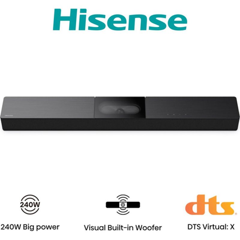 Hisense HS2000 2.1-kanal Soundbarsystem Sort
