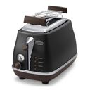De'Longhi Icona Vintage CTOV 2103.BK Brødrister 900W Sort – billede 1