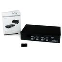 StarTech.com 4 Port Professional VGA USB KVM Hub - 1U Rack-mountable KVM (SV431USB) KVM switch Desktop – billede 4