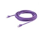StarTech.com 5m CAT6 Ethernet Cable, 10 Gigabit Snagless RJ45 650MHz 100W PoE Patch Cord, CAT 6 10GbE UTP Network Cable w/Strain Relief, Purple, Fluke Tested/Wiring is UL Certified/TIA - Category 6 - 24AWG (N6PATC5MPL) CAT 6 5m Patchkabel Purple – billede 3