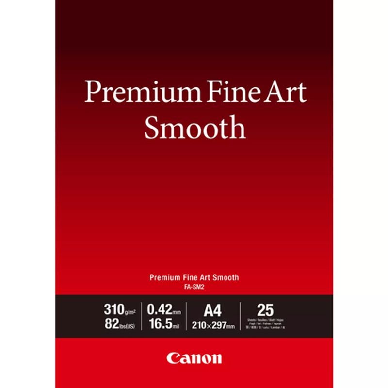 Canon Premium Fine Art FA-SM2 Fotopapir A4 (210 x 297 mm) 25ark