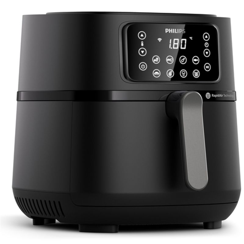Philips Series 5000 Connected HD9285 XXL Airfryer 2kW Mørk sølv/sort