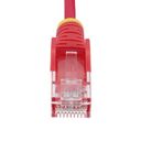 StarTech.com 5m Red Slim CAT6 Ethernet Cable, Snagless, 28AWG, LSZH CAT 5/5e/6 Ikke afskærmet parsnoet (UTP) 5m Patchkabel Rød – billede 4