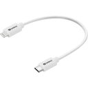Sandberg 136-71 Lightning to USB-C 0,2m – billede 1