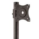 StarTech.com Vertical Dual Monitor Stand - Supports Monitors to 27 - Adjustable - Computer Monitor Stand for Double Stacked VESA Monitors - Black (ARMBARDUOV) Stativ 2 skærme 13-27 – billede 3