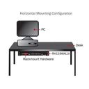 StarTech.com 4U Wall Mount Patch Panel Bracket - 19 Steel Vertical Mounting Bracket for Network and Data Equipment (RK419WALLV) Monteringsbøjle Sort – billede 4