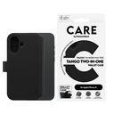 PanzerGlass CARE by Feature Case Tango Two-in-One Wallet w. MagSafe iPhone 16 Beskyttelsescover Sort – billede 2