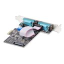 StarTech.com 2-Port Serial PCIe Card, Dual-Port PCI Express to RS232/RS422/RS485 (DB9) Serial Card, Low-Profile Brackets Incl., 16C1050 UART, TAA-Compliant, Windows/Linux, TAA Compliant - Level-4 ESD Protection (2S232422485-PC-CARD) Seriel adapter PCI Exp – billede 2