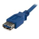 StarTech.com USB 3.0 USB forlængerkabel 1m Sort – billede 2