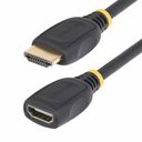 StarTech.com 6.6ft HDMI 2.0 Extension Cable, 4K 60Hz, M/F HDMI-forlængerkabel 2m Sort – billede 1