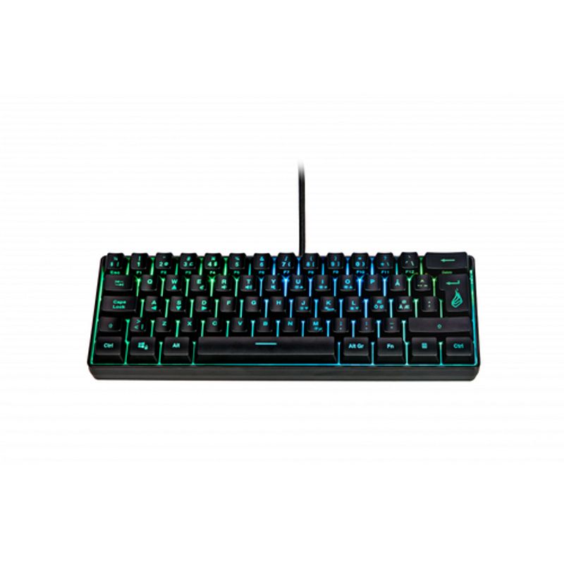 Verbatim KingPin X1 tastatur Spil USB QWERTY Nordisk Sort