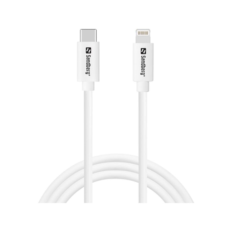Sandberg Lightning-kabel 1m