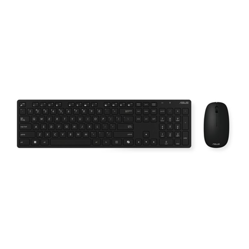 ASUS W5000 Sæt med mus og tastatur Gummitrykknap Trådløs Tysk