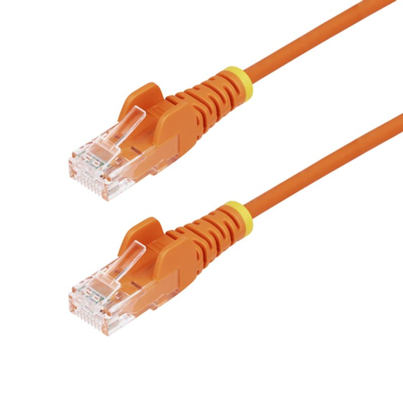 StarTech.com 5m Orange Slim CAT6 Ethernet Cable, Snagless, 28AWG, LSZH CAT 5/5e/6 Ikke afskærmet parsnoet (UTP) 5m Patchkabel Orange