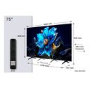 TCL 75P7K 75 4K UHD (2160p) Børstet metal – billede 1