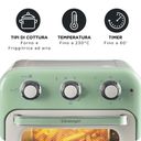Ariete Vintage Air Fryer Mini- ofen grün – billede 6