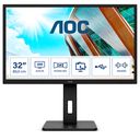 AOC Q32P2 31.5 IPS 2560 x 1440 (2K) HDMI DisplayPort 75Hz – billede 1