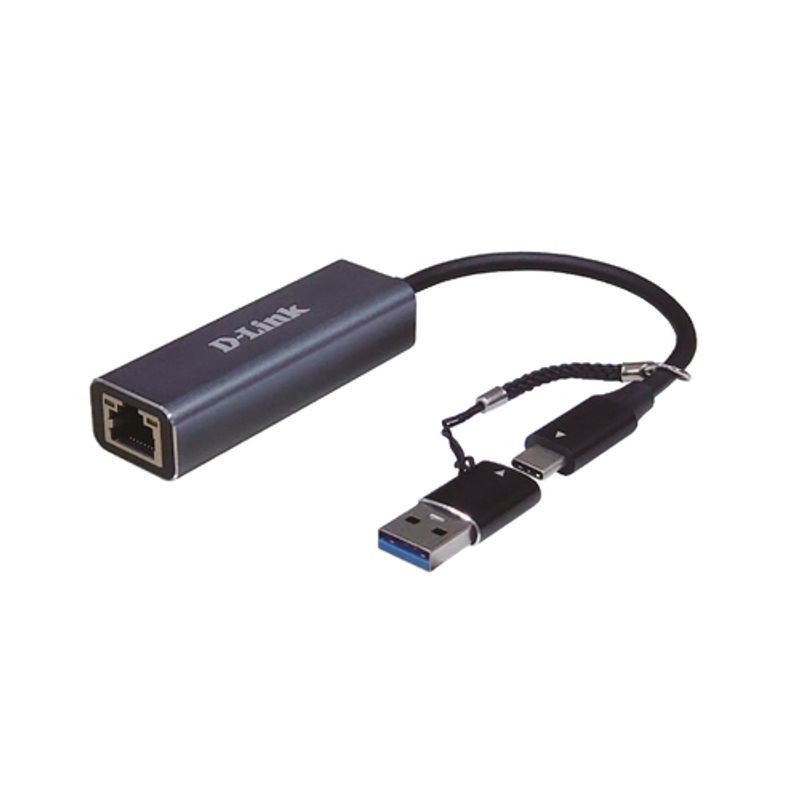 D-Link Netværksadapter USB-C / Thunderbolt 3 2.5Gbps Kabling