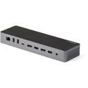 StarTech.com Thunderbolt 3 Dock with USB-C Host Compatibility, Dual 4K 60Hz DisplayPort 1.4 or Dual HDMI 2.0 Monitors, Single 8K, TB3/USB-C Laptop Docking Station, 96W PD, 5x USB, 10Gbps - 96W Power Delivery (TB3CDK2DHUE) USB-C 3.2 Gen 2 / Thunderbolt 3 D – billede 2