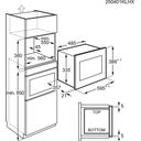 Electrolux SÉRIE 600 Mikrobølgeovn med grill Til indbygning 900W 25liter Hvid – billede 12