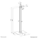 Neomounts FL15-627BL1 Reservedel og tilbehør til tablet Stativ til tablet – billede 13