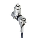 StarTech.com 3-in-1 Laptop Lock Compatible w/Noble Wedge/Nano/K-Slot Sikkerhedskabelslås – billede 2