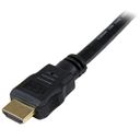StarTech.com 0.5m High Speed HDMI Cable - Ultra HD 4k x 2k HDMI Cable - HDMI to HDMI M/M - 50cm HDMI 1.4 Cable - Audio/Video Gold-Plated (HDMM50CM) HDMI-kabel 50cm Sort – billede 2