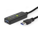Techly ICUR30100G USB-kabel USB 3.2 Gen 1 (3.1 Gen 1) 10 m USB A Sort – billede 5