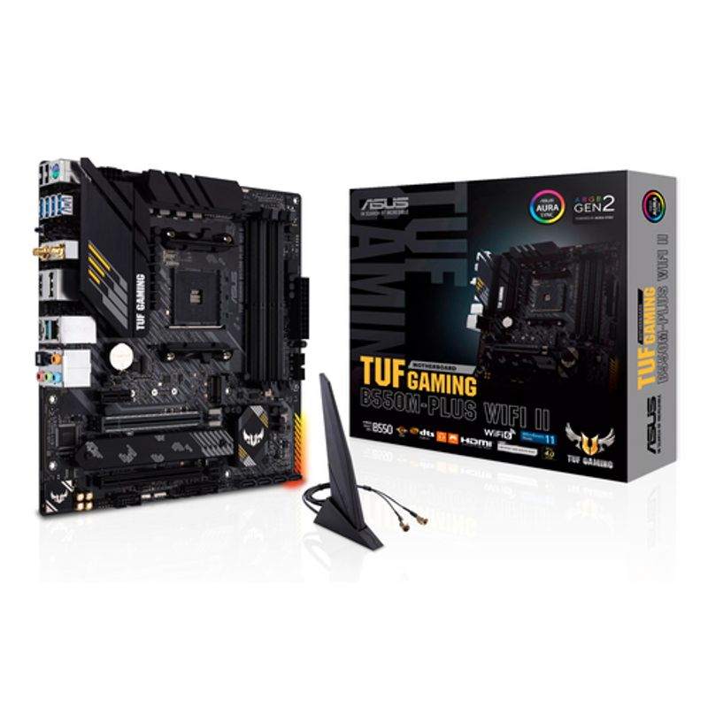 ASUS TUF GAMING B550M-PLUS WIFI II Micro-ATX AM4 AMD B550
