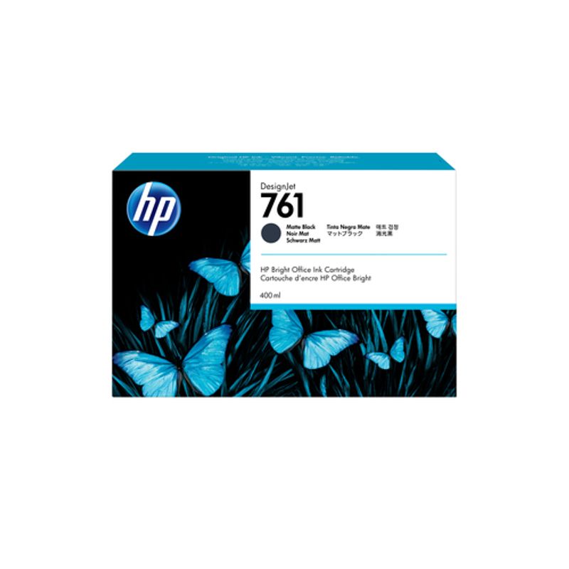 HP 761 Mat sort Blæk CM991A