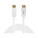 Sandberg 20 pin DisplayPort han -> 20 pin DisplayPort han 2 m Hvid – billede 1