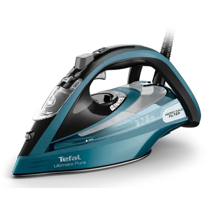 Tefal Ultimate Pure FV9851E0 Tør & dampstrygejern 3200W Sort