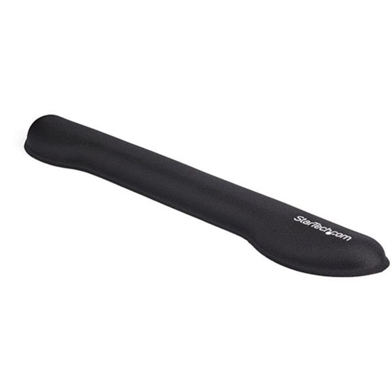 StarTech.com Foam Wrist Rest - Ergonomic Wrist Support - Padded Desk Cushion for Typing - Black Computer Hand & Arm Rest Håndledsstøtte til tastatur