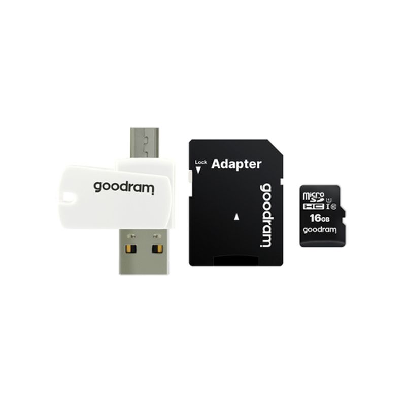 Goodram M1A4 All in One 16 GB MicroSDHC UHS-I Klasse 10