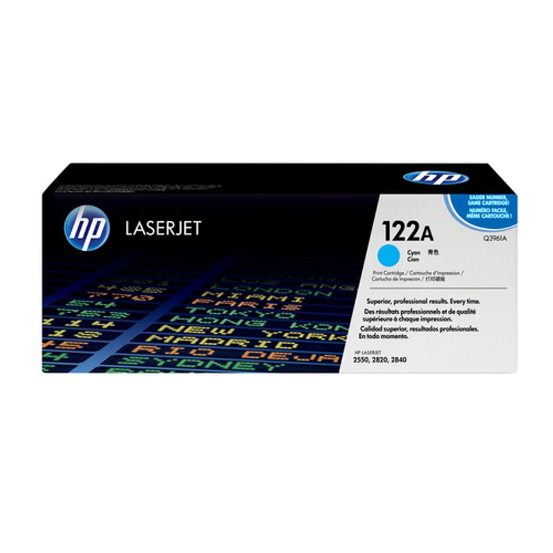 HP 122A Cyan 4000 sider Toner Q3961A