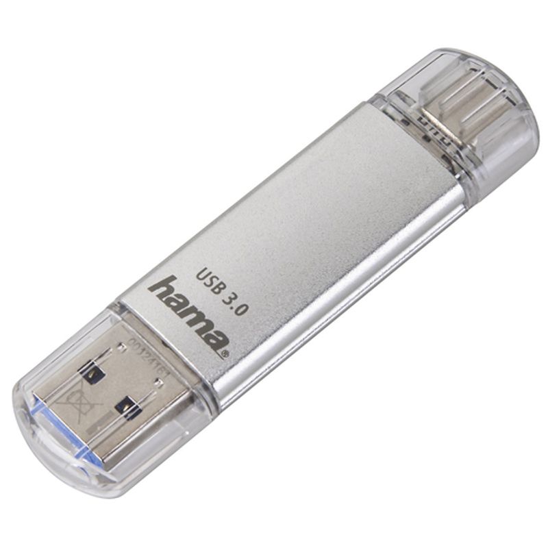 Hama C-Laeta 64GB 3.2 Gen 1 USB stick Sølv